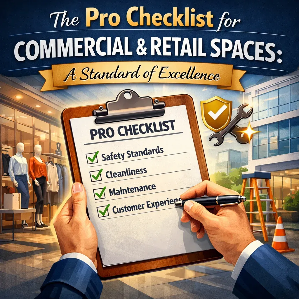 Pro Commercial Cleaning Checklist for Businesses