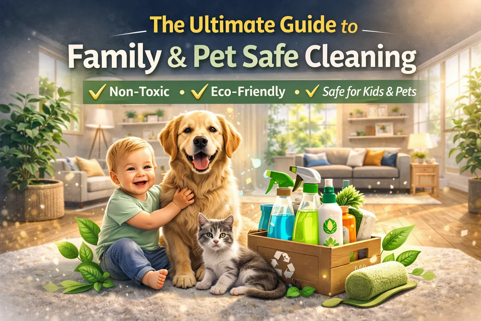The Ultimate Guide to Family & Pet Safe Cleaning