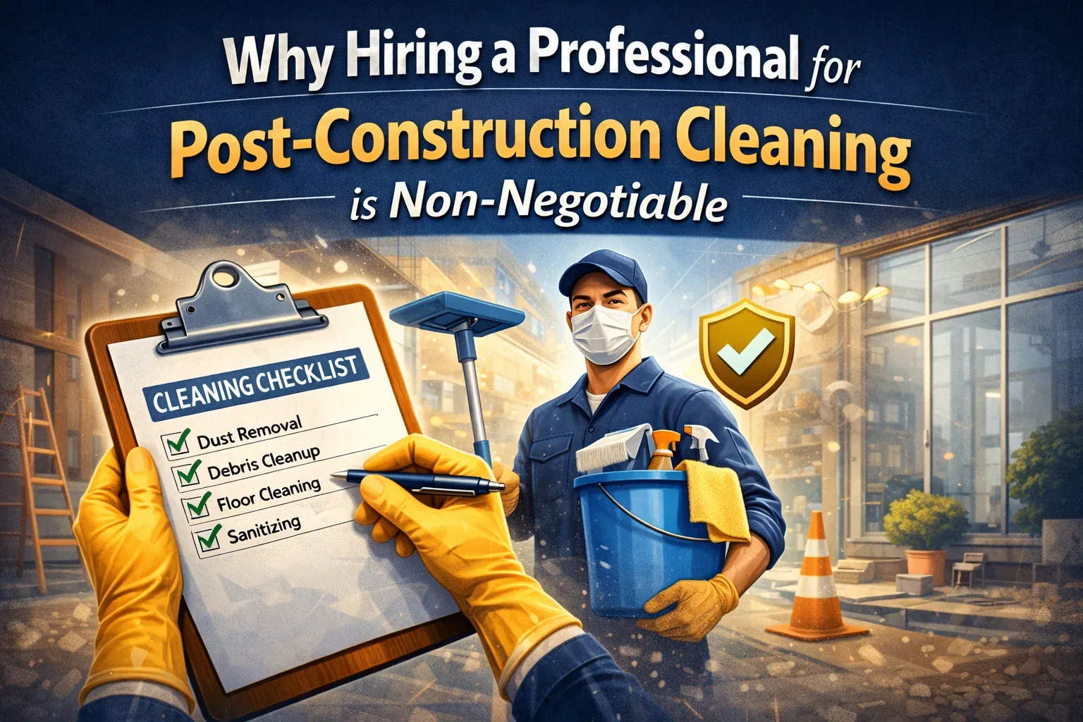 Why Professional Post-Construction Cleaning is Mandatory for Your Health